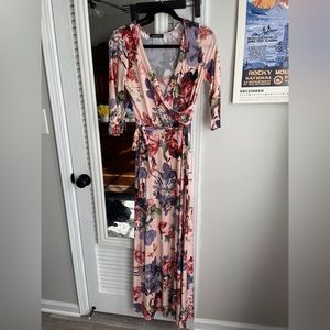 Floral maxi dress